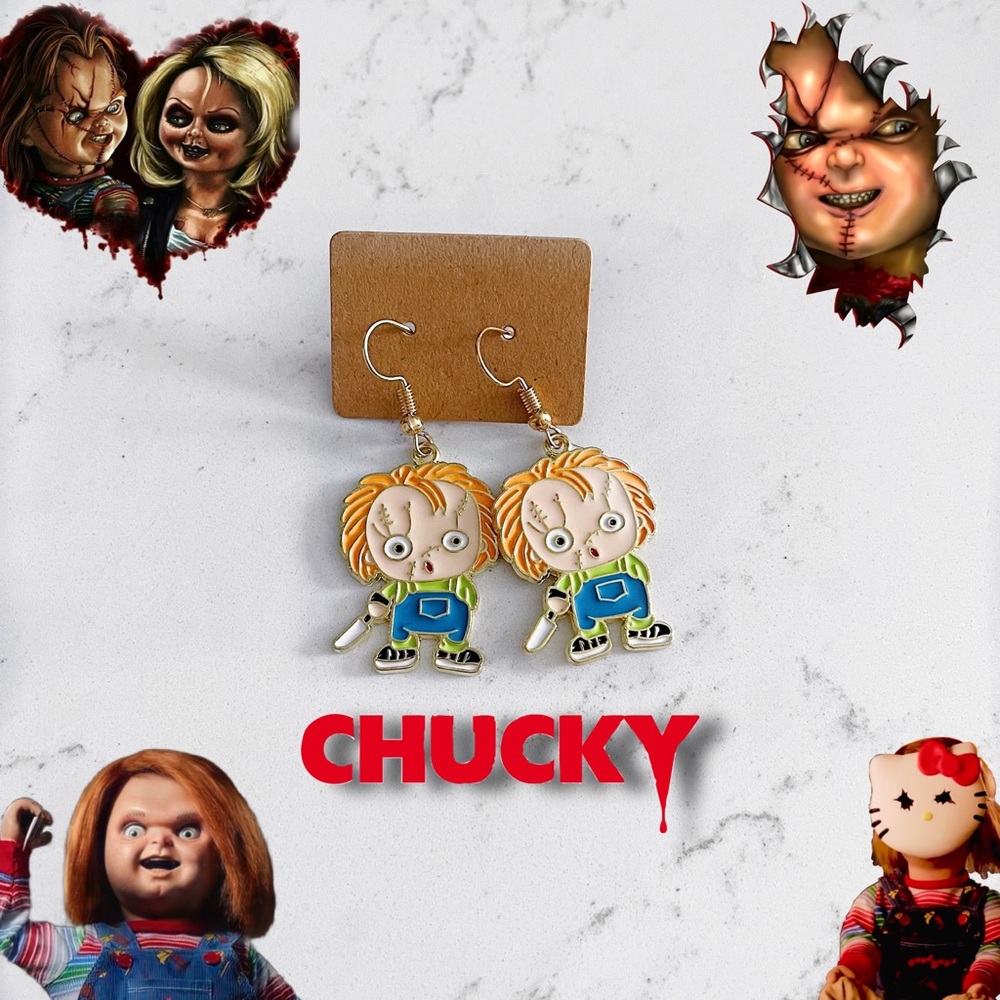 Chucky earrings 💕